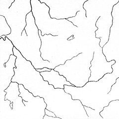 Vintage contour mapping. Natural printing illustrations of maps.