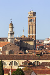 Fototapeta na wymiar a tower in Venice Italy