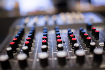 mixer closeup