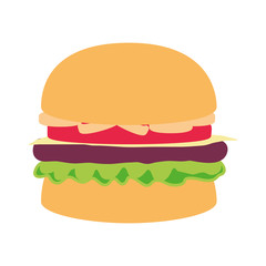 burger vector illustration