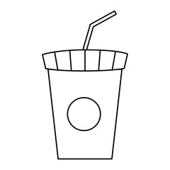 soda cup vector illustration