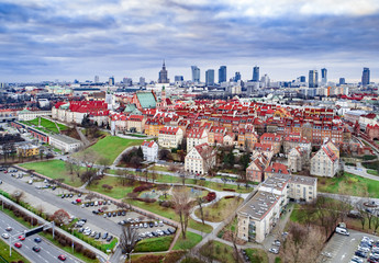 Warszawski poranek © Drone in Warsaw