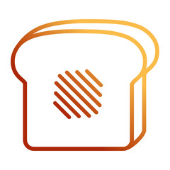 toast vector illustration
