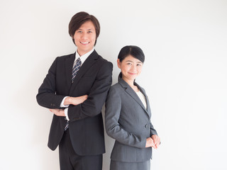 ビジネスマン　ビジネスウーマン