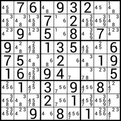 sudoku puzzle game