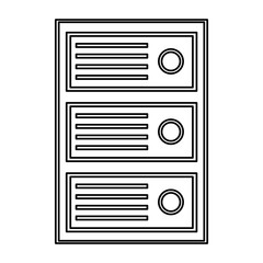 cpu tower icon image vector llustration design 