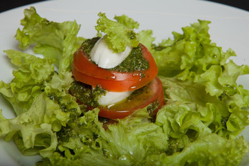 Caprese salad. Healthy Vegetarian Vegetarian Food