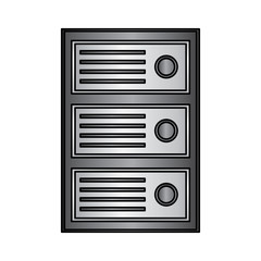 Fototapeta premium cpu tower icon image vector llustration design 