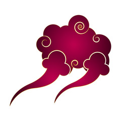 Asian cloud icon