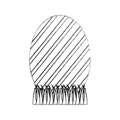 easter decorated egg icon image vector illustration design 