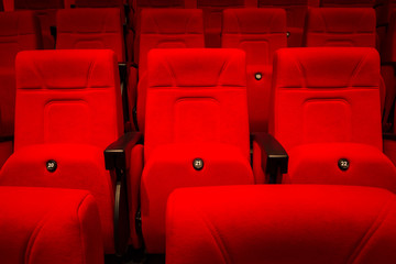 Seats in a theatre