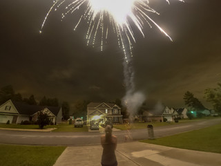 Fireworks and Launcher