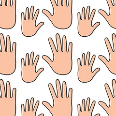 open hand icon image vector illustration design 