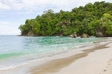 Obraz premium Sand beach at Manuel Antonio Costa Rica