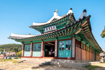 Korea's first Hanok Anglican Church. Ganghwado, South Korea