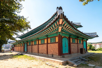Obraz premium Korea's first Hanok Anglican Church. Ganghwado, South Korea