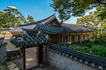 Fototapeta premium Goryeogung Palace Site on Ganghwado Island is the site of the royal palace.