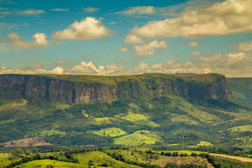 Naklejka premium National park brazil serra da canastra