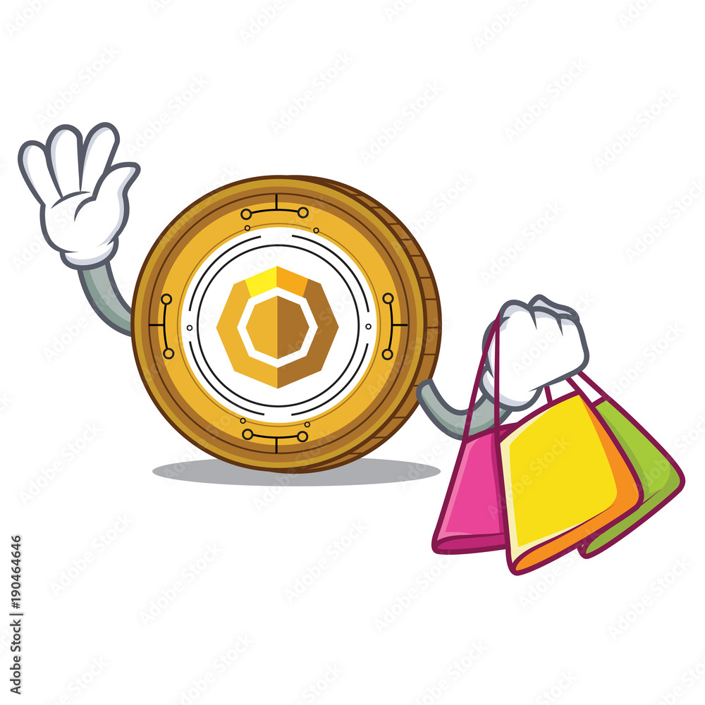 Sticker Shopping komodo coin character cartoon