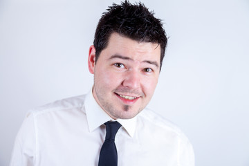 a young man in an elegant suit