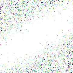 Confetti Holiday background. Celebration, festival, winning or carnival concept.