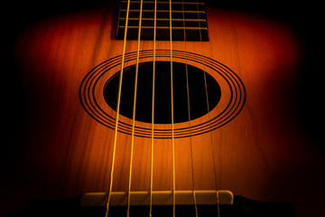 Obraz premium Guitar Portrait