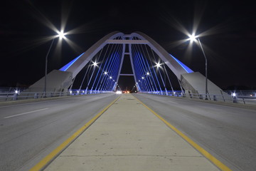 Lowry Avenue Bridge at night