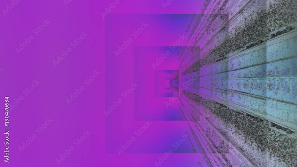 Poster infinite journey seamless loop six seconds vertical