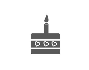 Birthday Love Cake Icon