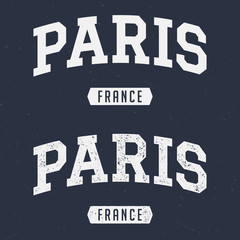 Paris France - Tee Design For Print 