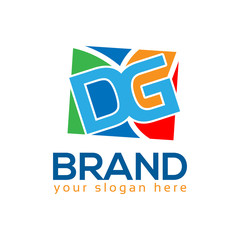 DG, Letter D and G, Logo Design Element