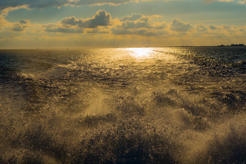 Sonnenuntergang auf dem Meer
