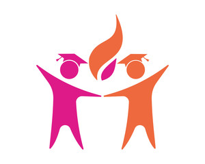 academic figure image vector icon logo symbol