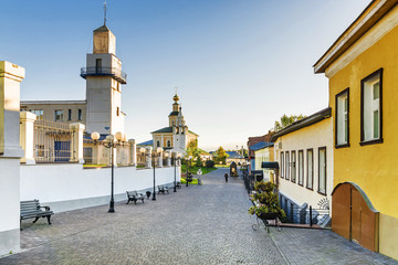 Tourist street of Vladimir. Gold ring of Russia