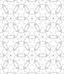 Obraz premium Light gray seamless pattern. Vector monochrome background.
