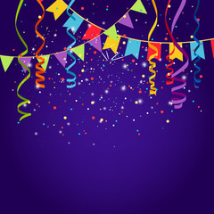 Celebration purple background