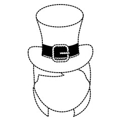 Fototapeta na wymiar Irish top hat design