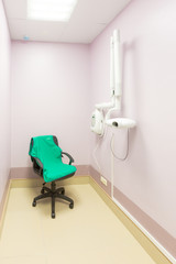 The x-ray Cabinet in the dental clinic