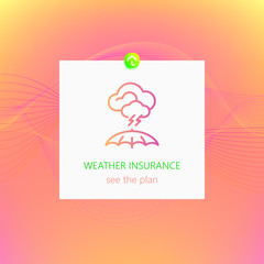Weather insurance design