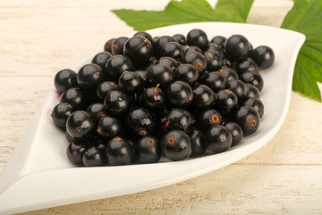 Ripe black currants