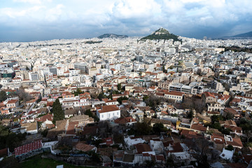 Overlooking Athens from the Acropolis, Greece