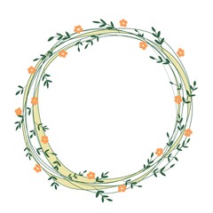 flourished border for invitation, wedding and congratulation cards