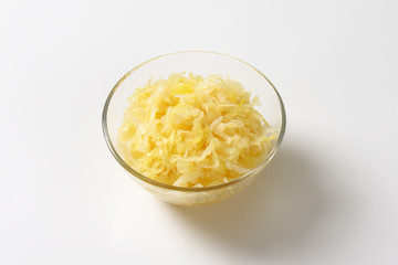 Bowl of sauerkraut