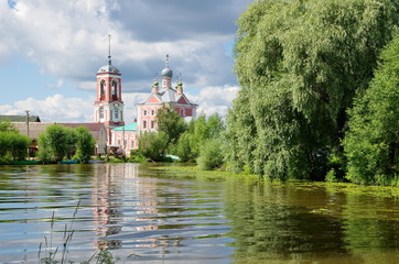 The Church of the Forty Martyrs of Sebaste on the banks of the Trubezh River in Pereslavl-Zalessky