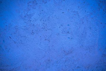 Hand painted blue Moroccan wall background