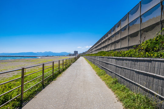 湘南海岸・砂浜のみち © picture cells