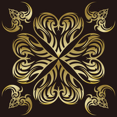 トライバルデザイン。ステッカー。タトゥー。