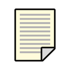 document page icon image