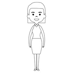 cute mother avatar character vector illustration design