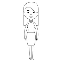 cute mother avatar character vector illustration design